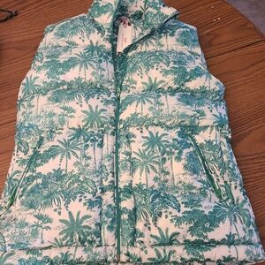 NWT Vineyard Vines Primaloft Oversized Puffer Vest in Green Meadow in Small